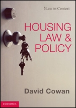 Housing Law and Policy - ISBN 9780521137195