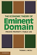 The Economic Theory of Eminent Domain - ISBN 9780521182973