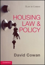 Housing Law and Policy - ISBN 9780521199971