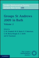 Groups St Andrews 2009 in Bath - ISBN 9780521279048