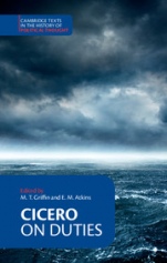 Cicero:  On Duties  - ISBN 9780521348355
