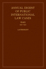International Law Reports - ISBN 9780521463515