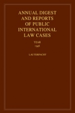 International Law Reports - ISBN 9780521463584