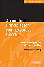 Accounting Principles for Non-Executive Directors - ISBN 9780521509787