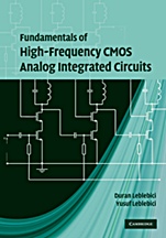 Fundamentals of High-Frequency CMOS Analog Integrated Circuits - ISBN 9780521513401