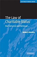The Law of Charitable Status - ISBN 9780521516037