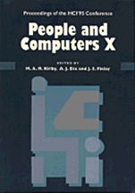 People and Computers X - ISBN 9780521567299