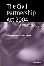 The Civil Partnership Act 2004 - ISBN 9780521617925