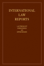 International Law Reports - ISBN 9780521661195