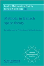 Methods in Banach Space Theory - ISBN 9780521685689