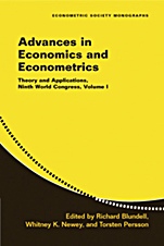 Advances in Economics and Econometrics - ISBN 9780521692083