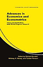 Advances in Economics and Econometrics - ISBN 9780521692090