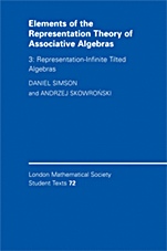 Elements of the Representation Theory of Associative Algebras - ISBN 9780521708760