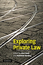 Exploring Private Law - ISBN 9780521764353