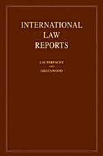 International Law Reports - ISBN 9780521765497
