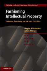 Fashioning Intellectual Property - ISBN 9780521767569