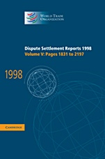 Dispute Settlement Reports 1998 - ISBN 9780521800969