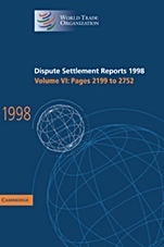 Dispute Settlement Reports 1998 - ISBN 9780521800976