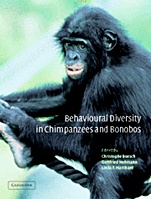 Behavioural Diversity in Chimpanzees and Bonobos - ISBN 9780521803540