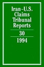 Iran-U.S. Claims Tribunal Reports - ISBN 9780521804363