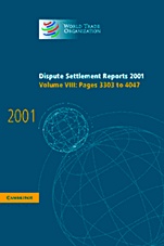 Dispute Settlement Reports 2001 - ISBN 9780521829854