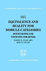 Equivalence and Duality for Module Categories with Tilting and Cotilting for Rings - ISBN 9780521838214