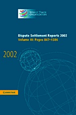 Dispute Settlement Reports 2002 - ISBN 9780521848404