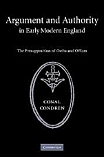 Argument and Authority in Early Modern England - ISBN 9780521859080