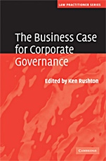 The Business Case for Corporate Governance - ISBN 9780521871068