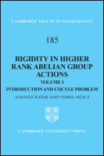 Rigidity in Higher Rank Abelian Group Actions - ISBN 9780521879095