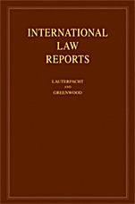 International Law Reports - ISBN 9780521879231