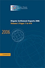 Dispute Settlement Reports 2006 - ISBN 9780521896542