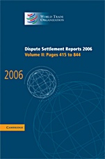 Dispute Settlement Reports 2006 - ISBN 9780521896559
