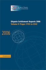 Dispute Settlement Reports 2006 - ISBN 9780521896580