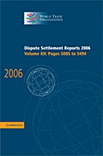 Dispute Settlement Reports 2006 - ISBN 9780521896658