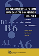 The William Lowell Putnam Mathematical Competition 1985?2000 - ISBN 9780883858271