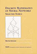 Discrete Mathematics of Neural Networks - ISBN 9780898714807
