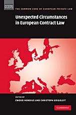 Unexpected Circumstances in European Contract Law - ISBN 9781107003408