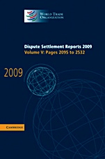 Dispute Settlement Reports 2009 - ISBN 9781107007659
