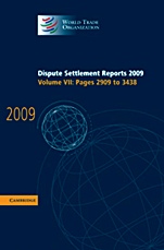 Dispute Settlement Reports 2009 - ISBN 9781107007673
