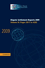 Dispute Settlement Reports 2009 - ISBN 9781107007697