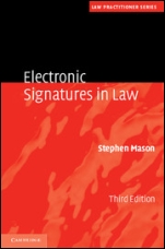 Electronic Signatures in Law - ISBN 9781107012295