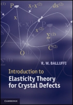 Introduction to Elasticity Theory for Crystal Defects - ISBN 9781107012554