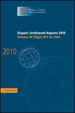 Dispute Settlement Reports 2010 - ISBN 9781107017177