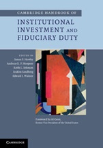 Cambridge Handbook of Institutional Investment and Fiduciary Duty - ISBN 9781107035874