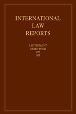 International Law Reports - ISBN 9781107036772