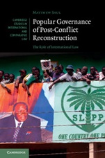 Popular Governance of Post-Conflict Reconstruction - ISBN 9781107055315