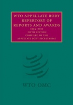 WTO Appellate Body Repertory of Reports and Awards 2 Volume Hardback Set - ISBN 9781107059726