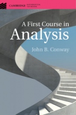 A First Course in Analysis - ISBN 9781107173149