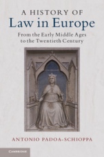 A History of Law in Europe - ISBN 9781107180697